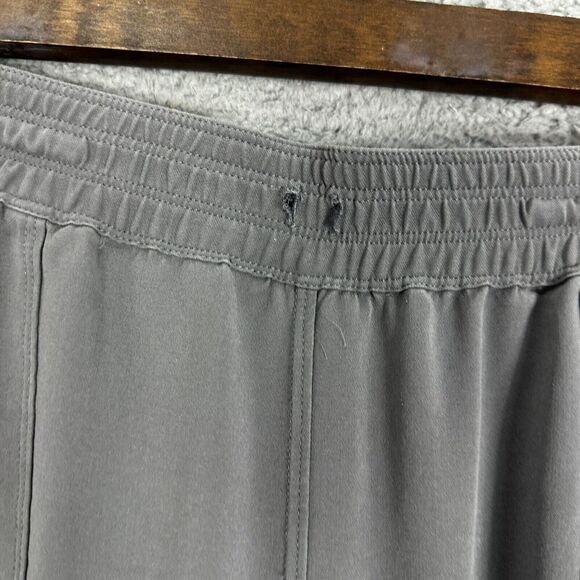 peserico pants womens Italy 48 medium gray joggers cropped casual minimalist - Picture 5 of 9